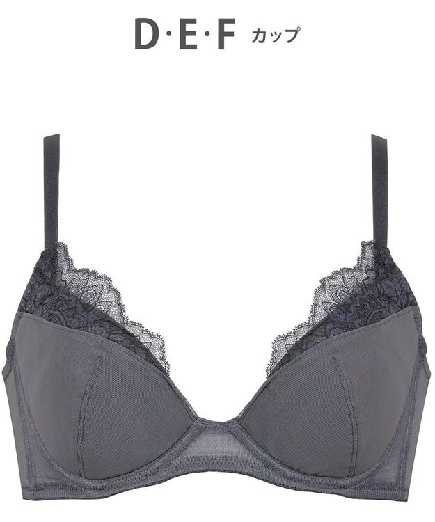 Wing ブラジャー 脇高設計 脇肉・背中すっきり バストふっくら 【脇肉スマートブラ】 ブラ KB2640 ウイング／ワコール ダークブラウン