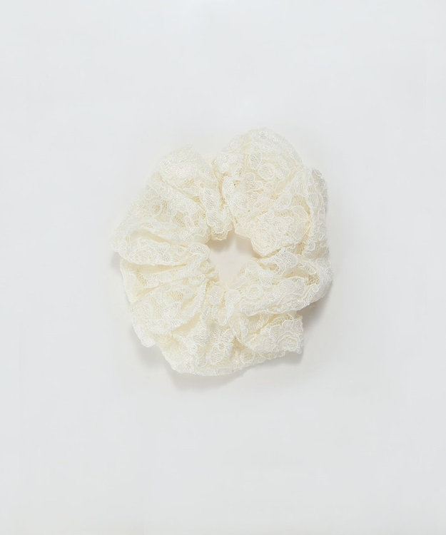 Phoebe ガーリッシュレースシュシュ　ホワイト ホワイト