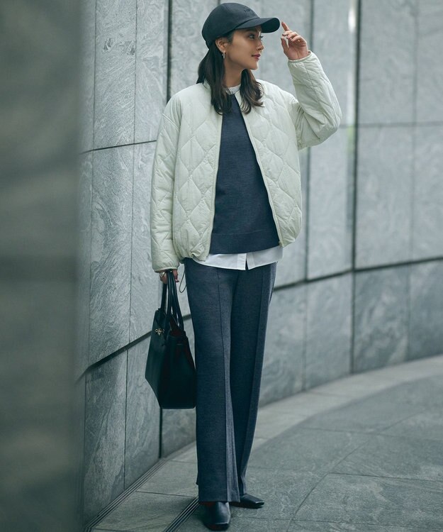 組曲 ベルトデザイントート バッグ ブラック系