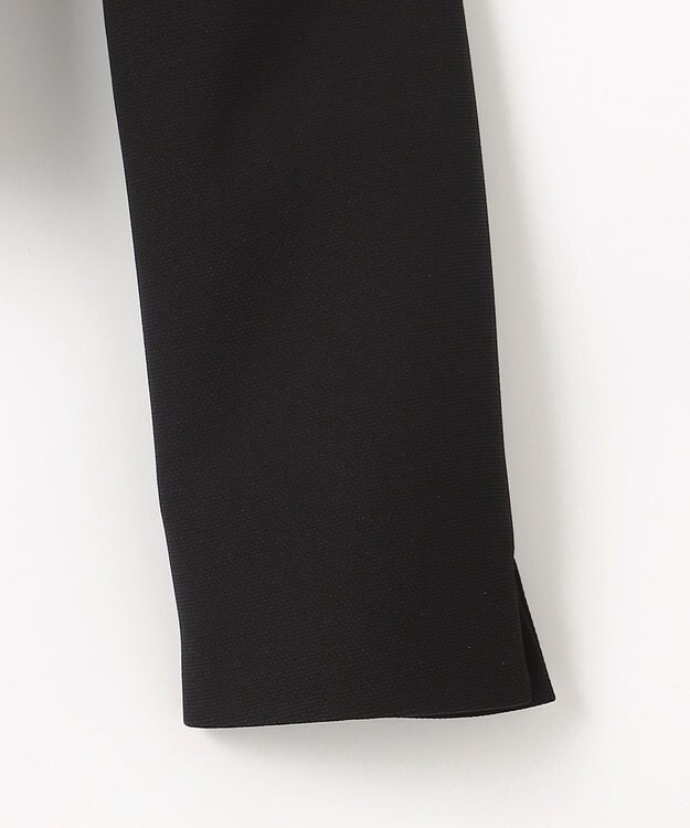 組曲 NOIR 【洗える】ウォッシャブルストレッチバーズアイ　ジャケット＋ワンピース ブラック系