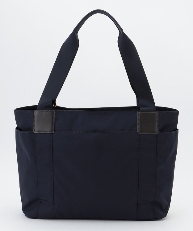 LA BAGAGERIE 【LA BAGAGERIE×HELLO KITTY】リボンチャーム付き　デイリートート　Mサイズ ネイビー