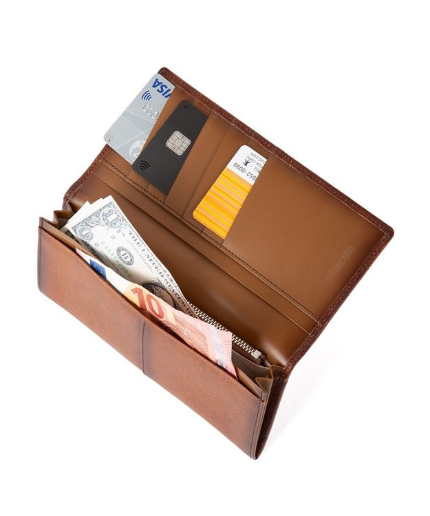 ACE BAGS & LUGGAGE LO HOMME PRESSE アルカイックAC 本革 長財布 71896 ロ・オム・プレッセ ブラウン