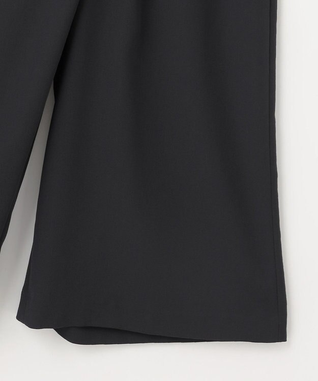 J.PRESS LADIES L 【洗える】Crispyツイル クロップド パンツ ブラック系