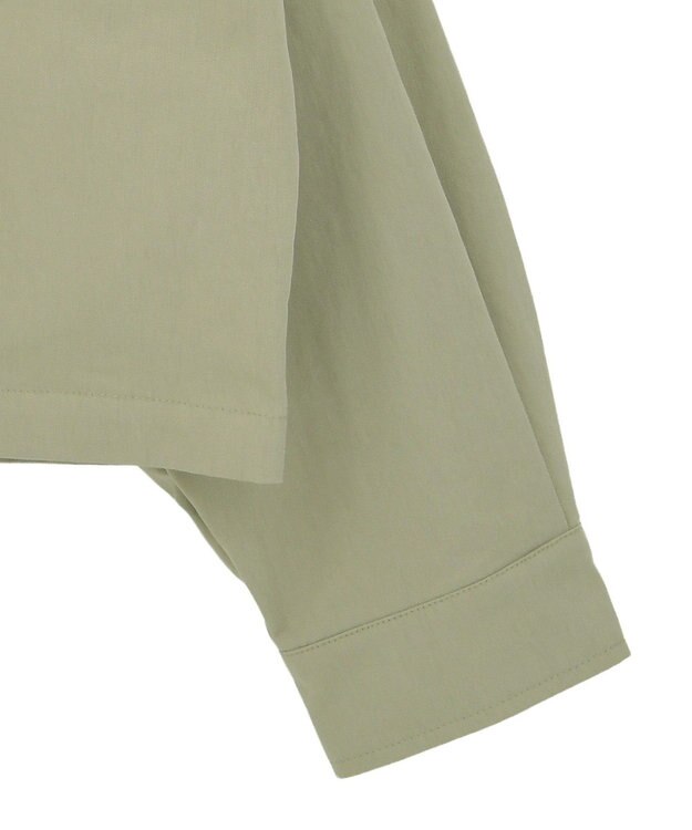 CRAFT STANDARD BOUTIQUE フェイクレザー衿ブルゾン Light Khaki