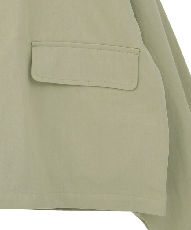 CRAFT STANDARD BOUTIQUE フェイクレザー衿ブルゾン Light Khaki