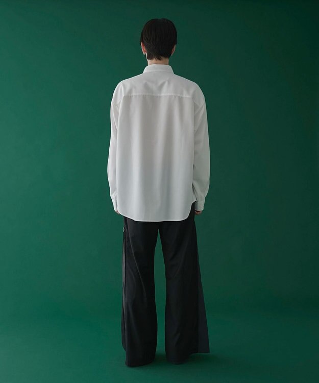 WEGO タイ付きシャツ(LS) ホワイト