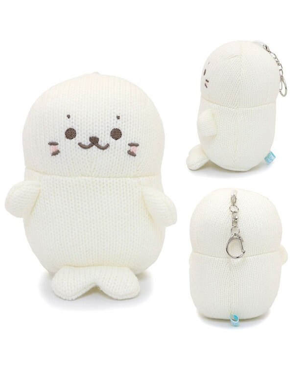 Mother garden しろたん マスコット キーホルダー あみぐるみ ついたん 12cm -