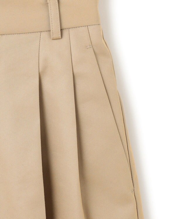 uncrave チノギャバジン ワイドトラウザー ベージュ