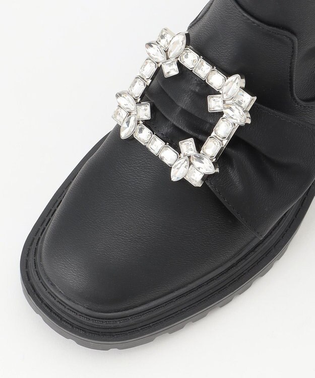 TOCCA 【晴雨兼用】SQUARE BIJOUX RAINBOOTS ブーツ ブラック系