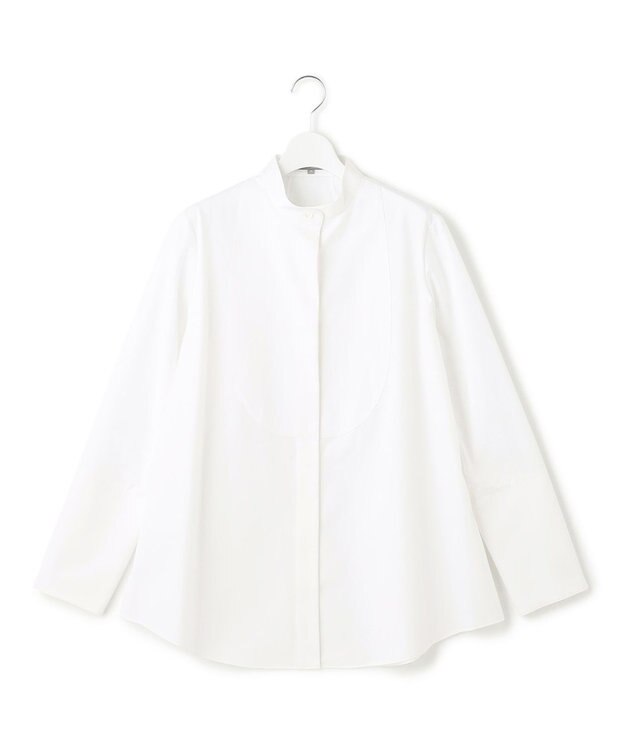 23区 【23区 lab.】ハイカウントコットン タキシード シャツ ホワイト系