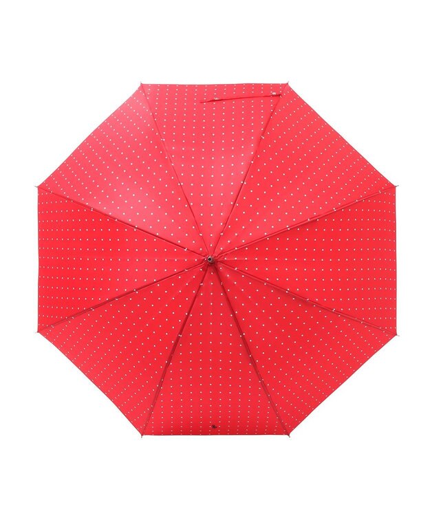 MOONBAT POLO RALPH LAUREN（ポロ ラルフローレン)ドット×ロゴ 雨傘 長傘 レッド