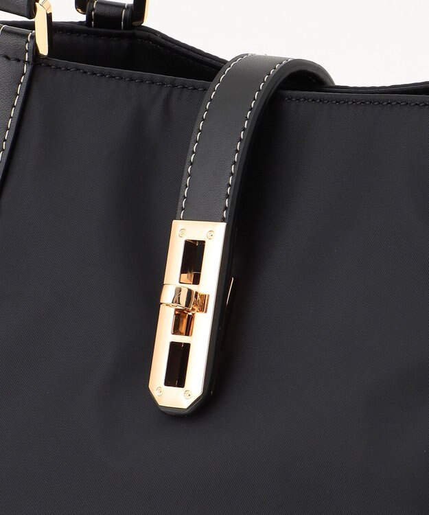 LA BAGAGERIE ひねり金具付きエレガンストート　SSサイズ ブラック