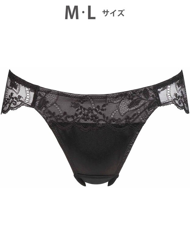 WACOAL ショーツ BXC408とペア はきこみ丈あさめ レディース PXC108 /ワコール ブラック