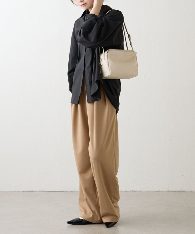 russet kuubo ボックストートバッグ(CE-1633) Ivory