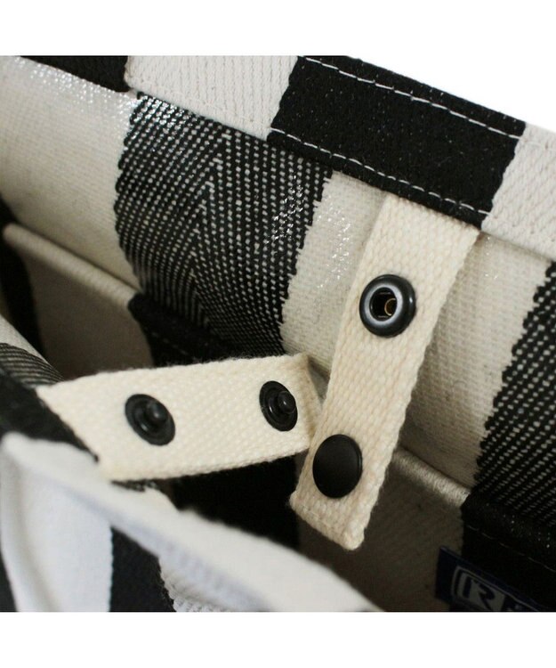 ROOTOTE 1148【大容量:ヘリンボーン】LT.グランデ.ストライプ-A 03：ブラック