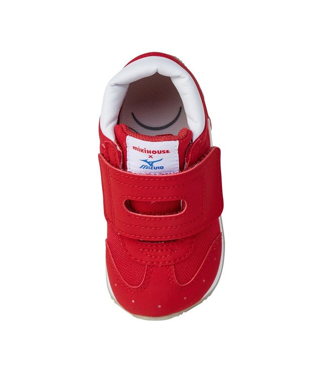 MIKI HOUSE HOT BISCUITS 【WEB限定】【13-15.5cm】ミズノコラボ セカンドベビーシューズ【WebLimited】 赤