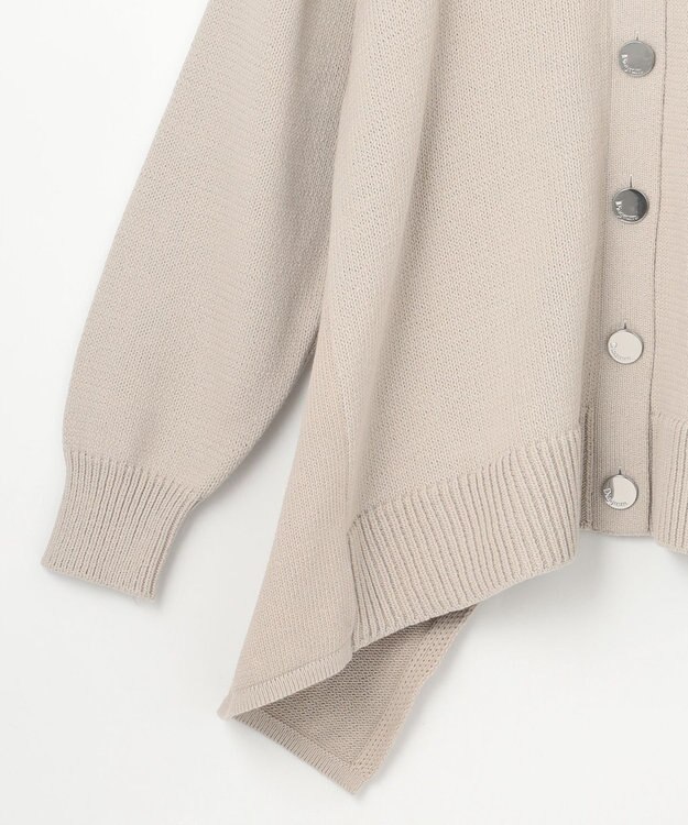 GRACE CONTINENTAL リリヤーンルーズカーディガン グレー