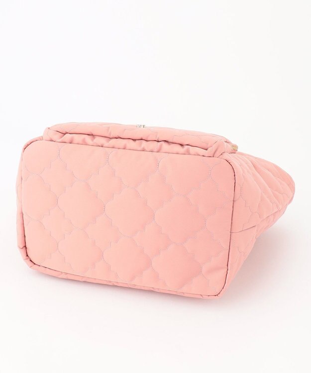 TOCCA 【撥水】CHECKER CLOVER QUILT BAG トートバッグ ピンク系