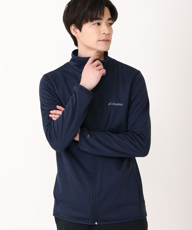 Columbia Columbia/ エッセンシャルハイクグリッドフリースフルジップ /コロンビア Collegiate Navy