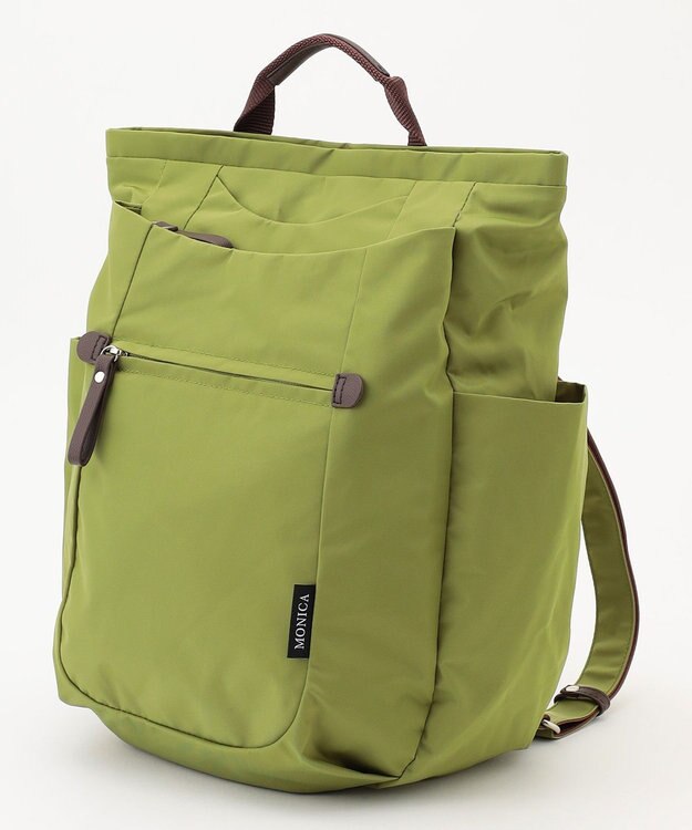 LA BAGAGERIE 【MONICA】ラウンドリュックサック グリーン