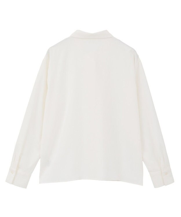 AMERICAN HOLIC 【イージーケア】ナロータイブラウス Off White
