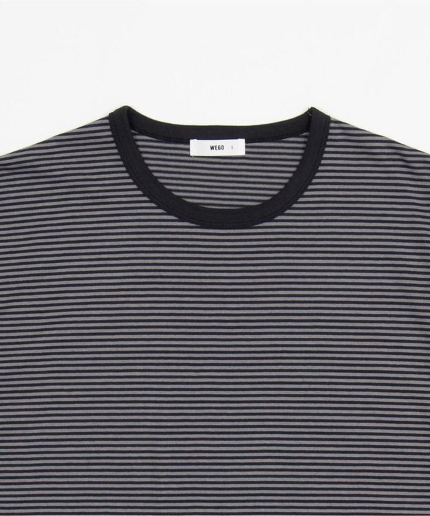WEGO 【ユニセックス着用ITEM】ボーダーリンガーT（SS） ブラックボーダー