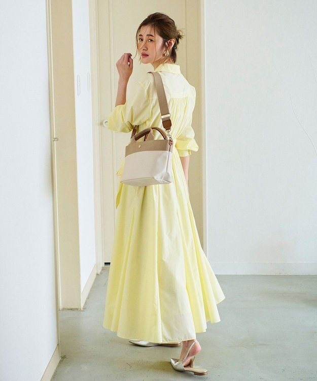 TOPKAPI 【Breath TOPKAPI】RIPPLE リプル ファスナー付 ショルダーバッグ S アイボリー