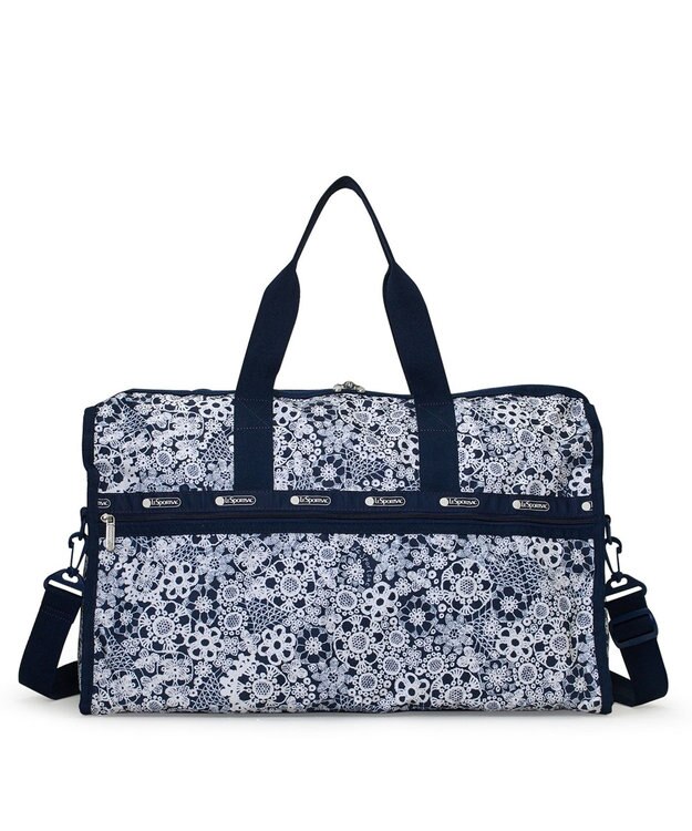 LeSportsac DELUXE LG WEEKENDER/フローラルレースネイビー フローラルレースネイビー