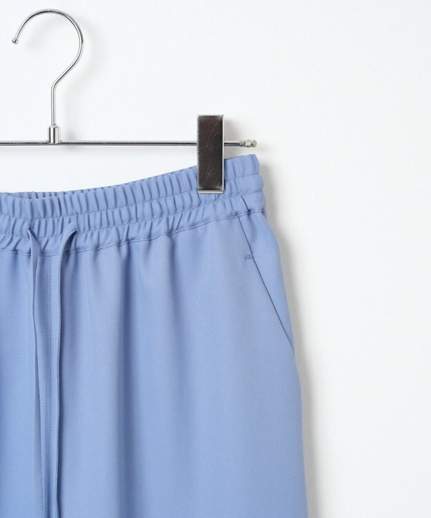 WEGO 【ウエストゴム/手洗い可】カラーイージーパンツ サックス