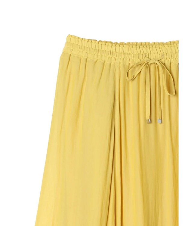 Green Parks サラフレギャザースカート Yellow