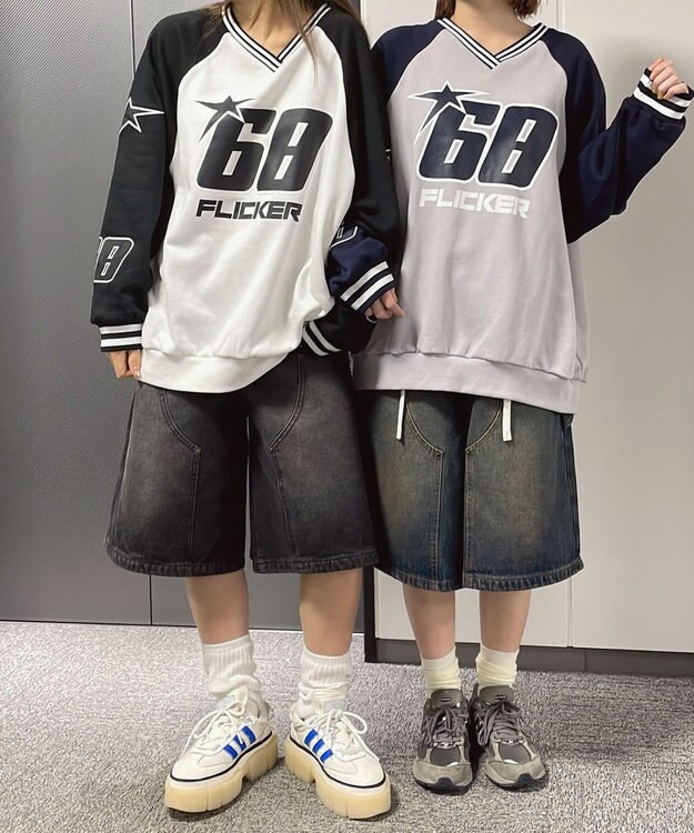 WEGO スターナンバリングプルオーバー ネイビー