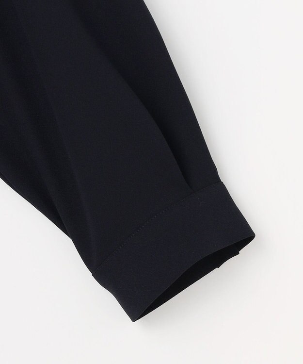 ANY SIS S ノーブルジョーゼット ブラウス ネイビー