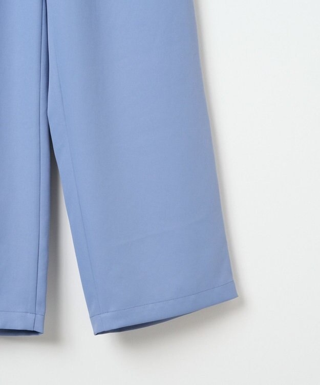 WEGO 【ウエストゴム/手洗い可】カラーイージーパンツ サックス