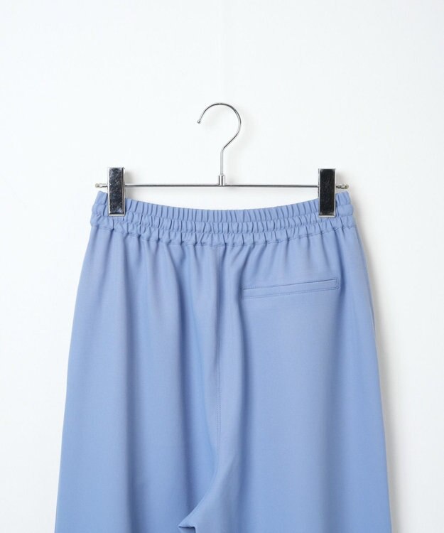 WEGO 【ウエストゴム/手洗い可】カラーイージーパンツ サックス