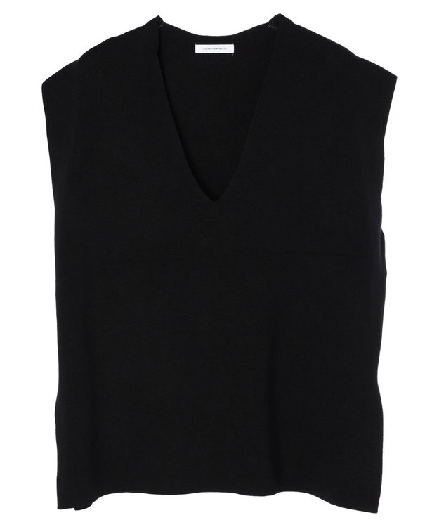 AMERICAN HOLIC Ｖネックニットベスト Black