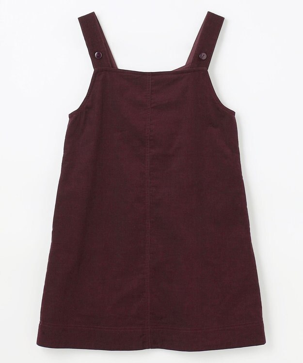組曲 KIDS 【110-140㎝】コーデュロイ ワンピース ワイン系