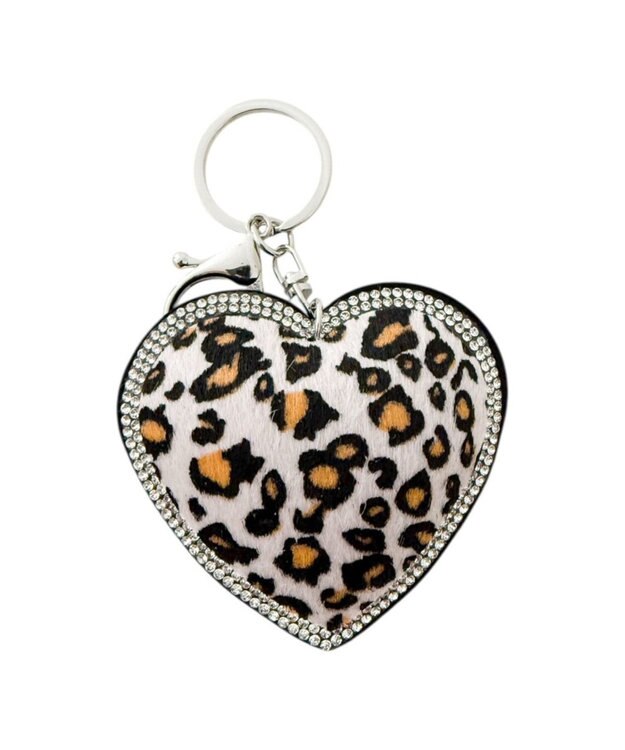 WEGO キラキラハートキーホルダー 柄3