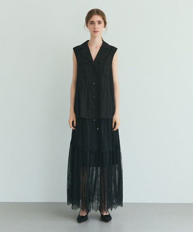 GRACE CONTINENTAL ミリタリージレ ブラック