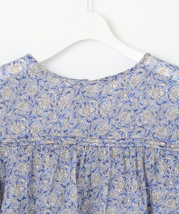 23区 【Indian Factory】コットンボイル ブラウス サックスブルー系5