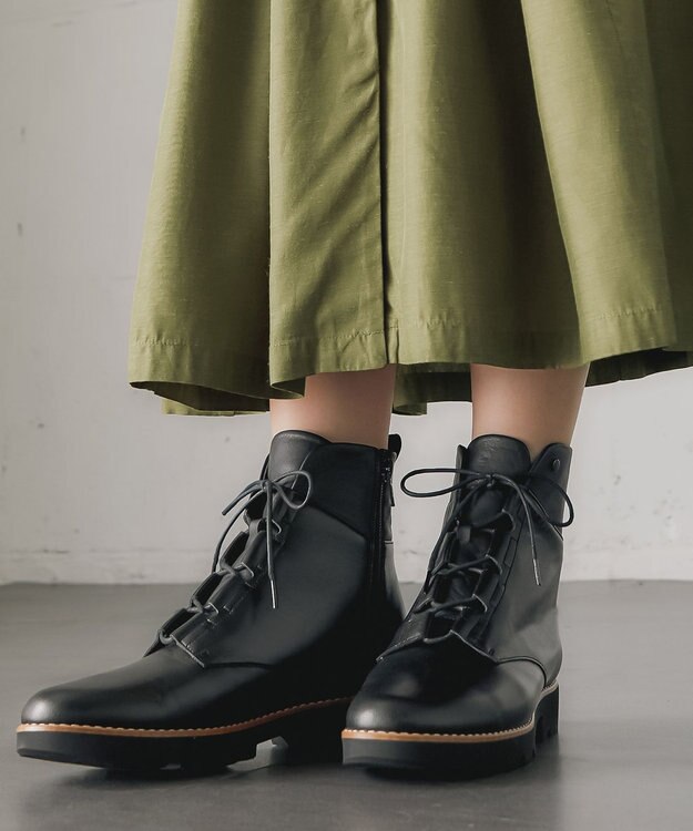 ASICS WALKING ペダラ ソフトラギッド レディース 2E 3.0cmヒール ブラック系