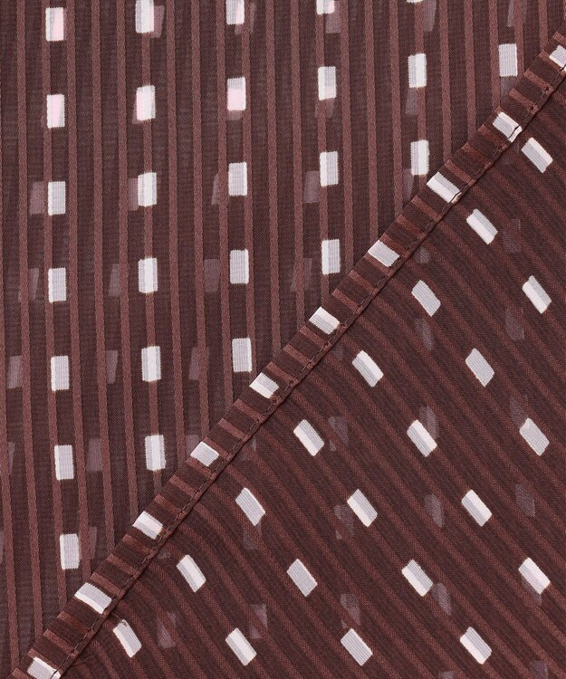 TOCCA 【消臭・洗える】ALLURING BEAUTY ブラウス ブラウン×ピンク系