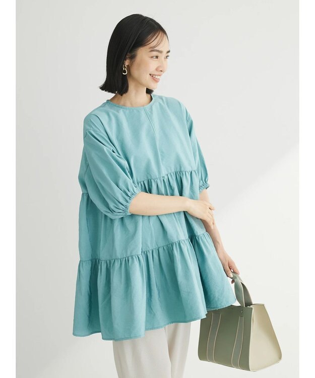 Green Parks ・ＥＬＥＮＣＡＲＥ　ＤＵＥ　ティアードチュニック Light Green
