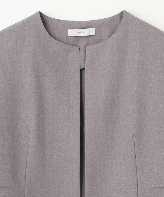 ANY 【3SET/洗濯機可】セレモニー3点セット（ブラウス＋ジレ＋パンツ） グレー