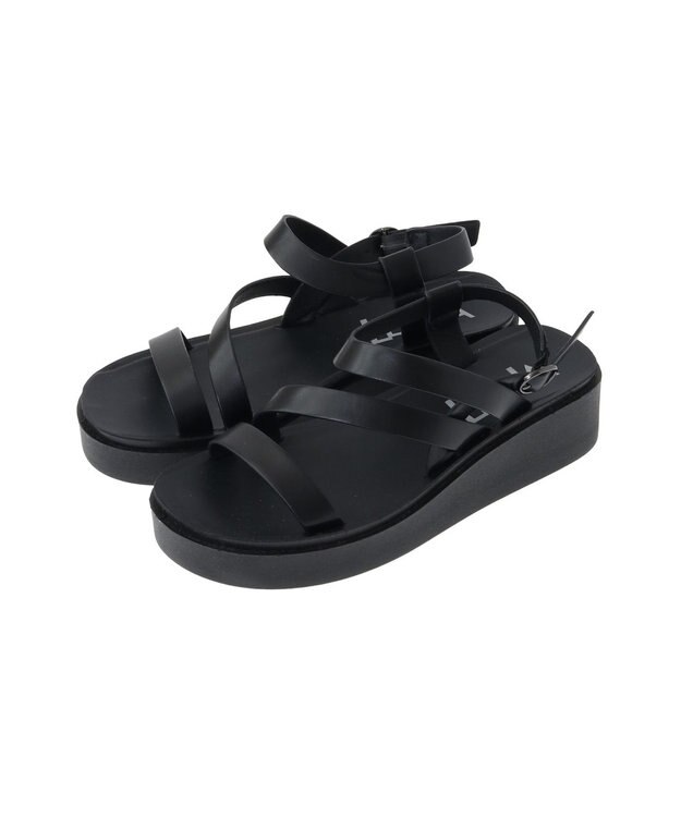 Green Parks ・ＬＥＮＡ　ネックストラップサンダル Black