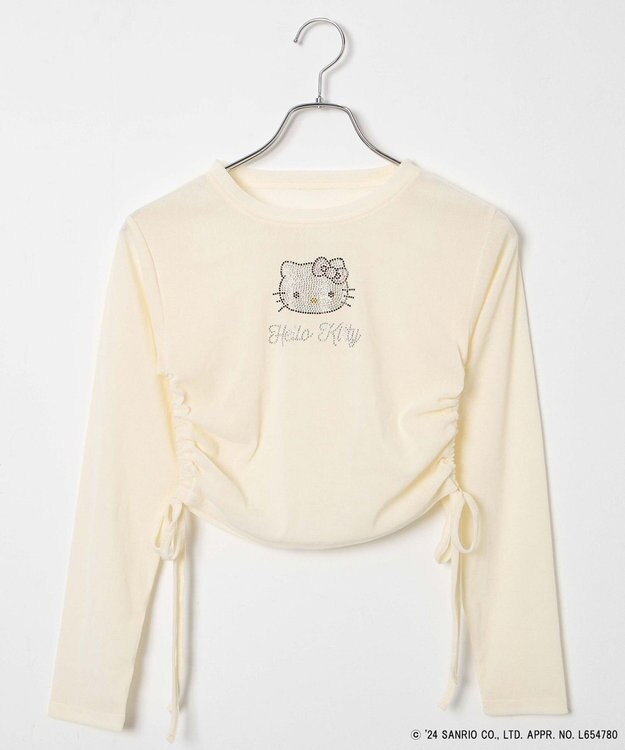 WEGO 【サンリオ】HELLOKITTYコラボトップス ホワイト