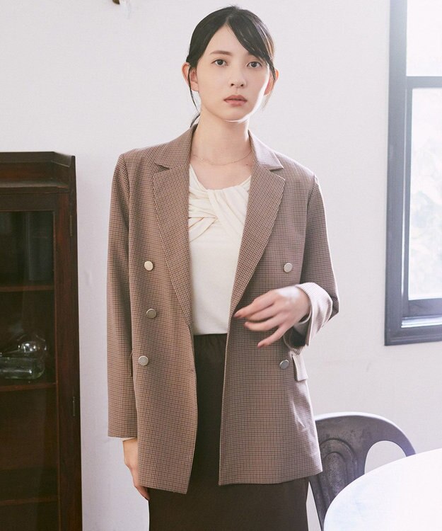 earth music&ecology テーラードジャケット Check