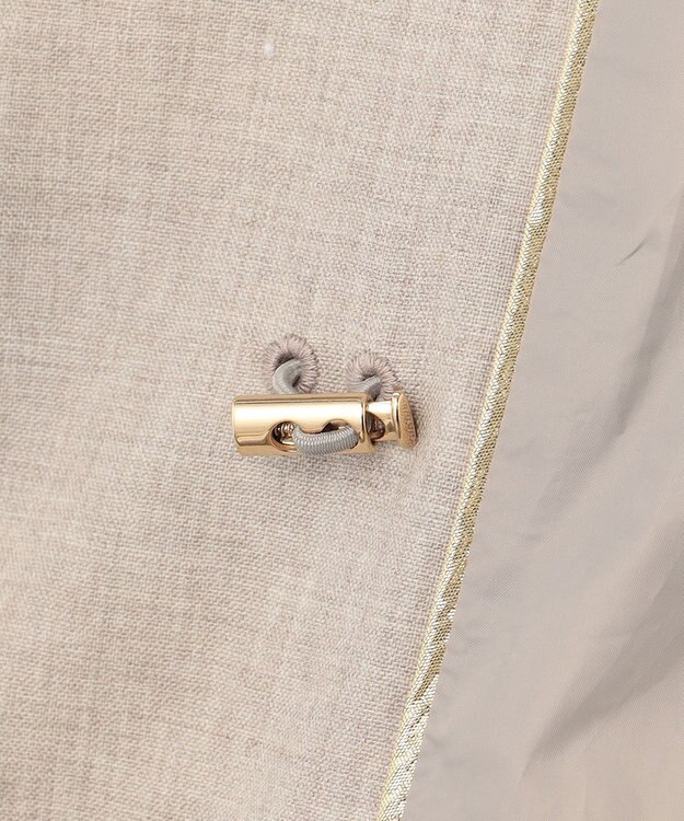 自由区 【ファー取り外し可】ライトウールダウン ベージュ系