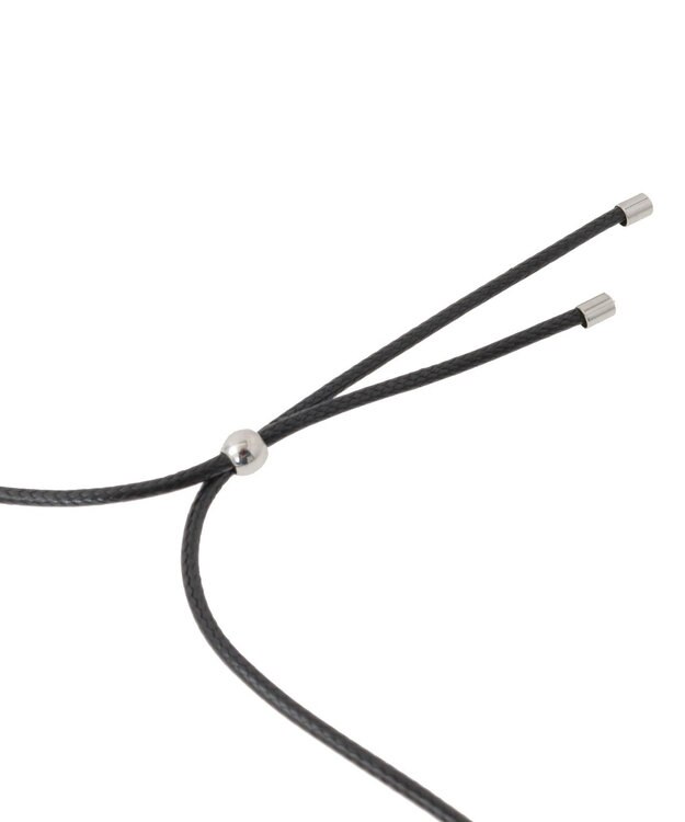 AMERICAN HOLIC ダブルメタル スライドロングネックレス Silver