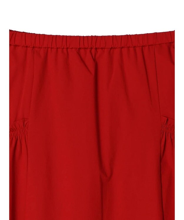 CRAFT STANDARD BOUTIQUE サイドフリルギャザースカート Red