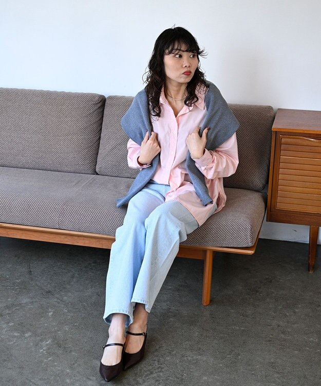 woadblue ＜坪田あさみさんコラボ＞SALUU　サルー /デニムパンツ アイスブルー ICEBLUE